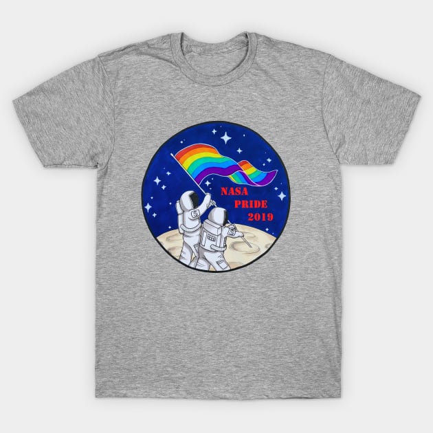 NASA Pride 2019 T-Shirt by artistlaurenpower